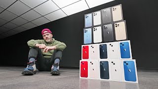 Unboxing EVERY iPhone 13, iPhone 13 Pro, iPhone 13 Pro Max and iPhone 13 Mini in All Colors