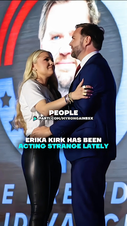 Something Is Very OFF About Erika Kirk's Behaviour 😬 #youtubeshorts #charliekirk #reaction