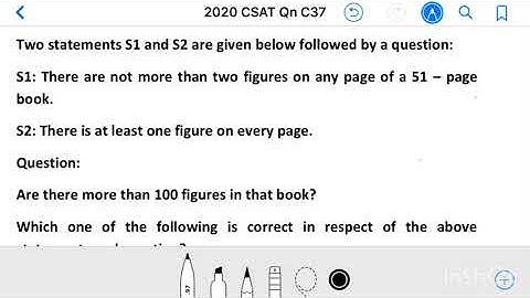 Civil Services 2020_Qn C37, S1: There are not more than two figures on any page of a 51 – page book.