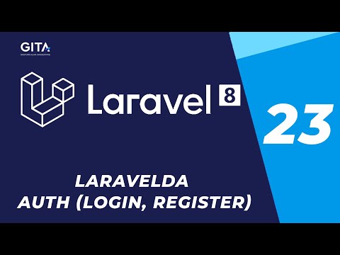 Laravel 8.x. Laravelda Auth (Login, Register) || 23-dars