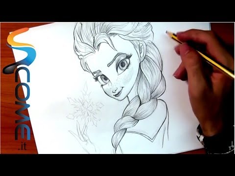 Video: Come Si Disegna La Regina Delle Nevi Elsa