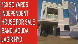 #BANDLAGUDAJAGIR #AFFORDABLE G+1 INDEPENDENT HOUSE FOR SALE