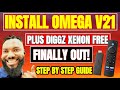 Install kodi omega v21 plus diggz xenon omega build  firestick tv