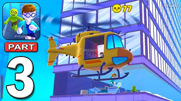 Helicopter Escape 3D - Gameplay Walkthrough Part 3 - Helicopter Shooting Rescue (Android, iOS)