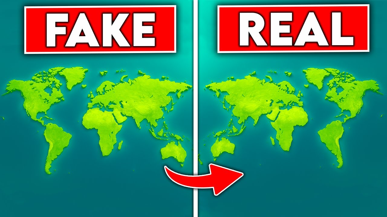 Why the World Map You Grew Up With Is Fake - YouTube