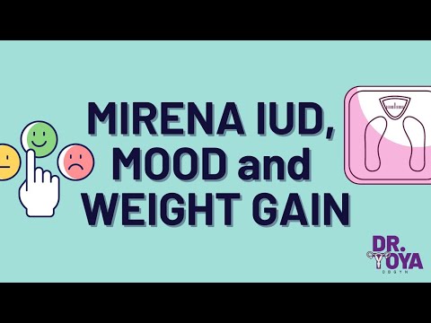 Mirena IUD, Mood and Weight Gain