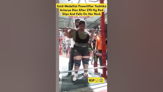 17 years old Powerlifter Yashtika Acharya dies after 270 kg rod falls on neck