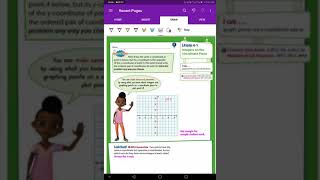 Integers on coordinate plane