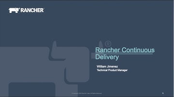 Kubernetes GitOps with Rancher Continuous Delivery