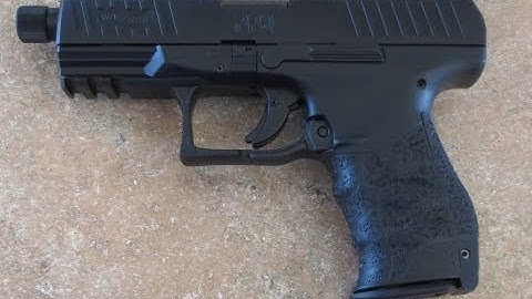 Walther PPQ Navy trigger pull and trigger reset demo