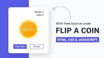 Flip A Coin | HTML, CSS & JS | Step By Step Javascript Project