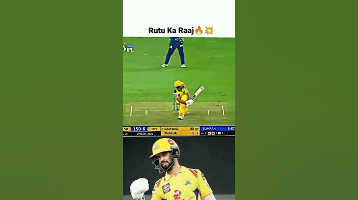jasprit bumrah vs Ruturaj Gaikwad attitude 2021 IPL