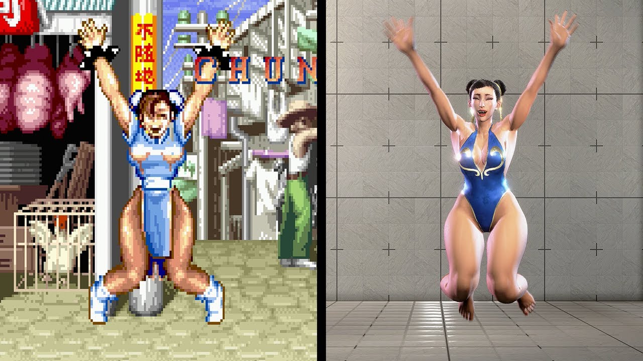 Evolution of Chun Li's Victory Poses ✌😄 (1991-2022） - YouTube