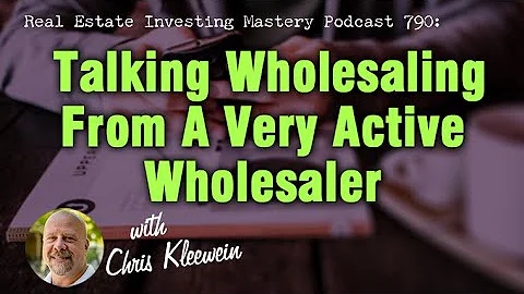 Talking Wholesaling From A Very Active Wholesaler,...