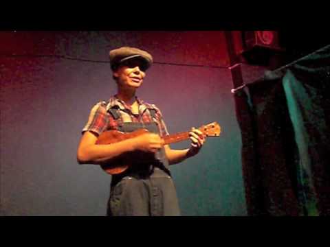 Kitty Chow performing Chocolate Jesus on Ukulele