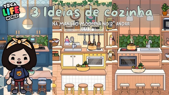 TOP 5 IDEIAS DE COZINHA GRÁTIS! (Toca Life World) 