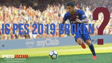 PES 2019 Official release and first glitch .