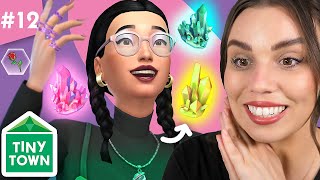 Growing and harvesting crystals 💎🏠 Sims 4 TINY TOWN 💜 Purple #12