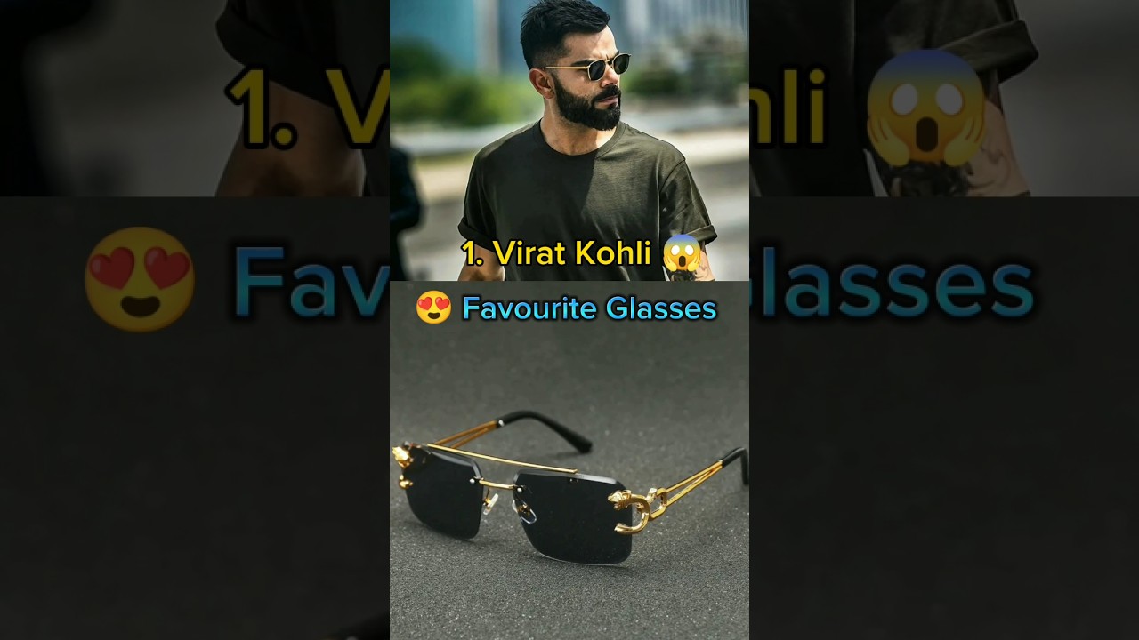 Top 10 Favourite Eye Glasses 🕶️ Of Indian Cricketer 