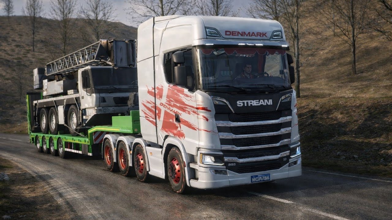 Truckers of Europe3 Heavy Crane Delivery🚛Realistic Gameplay | Scania Stream Transport Wanda software