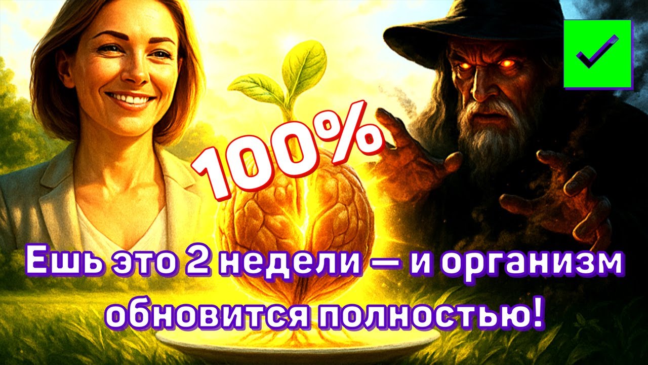 СЕКРЕТ ОМОЛОЖЕНИЯ. Как оживить организм? Пророщенные орехи — секрет который скрывали!