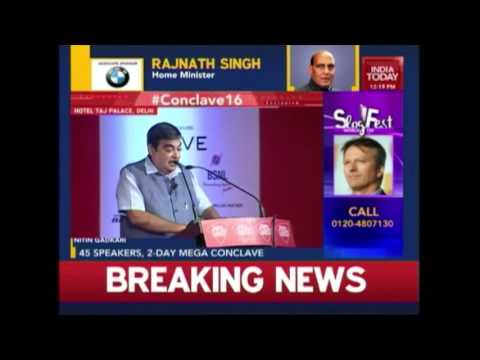 India Today Conclave 2016: Pecha Kucha | Nitin Gadkari On Infrastructure Challenges