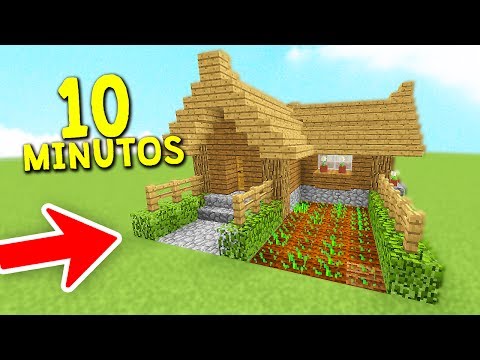 Vídeo: Como Construir Rapidamente Uma Casa No Minecraft