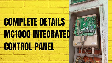 Mc1000 nidec elevator integrated control panel   complete details  in this video