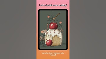 Mice Baking a Cake – Procreate Timelapse 🐭🎂 #procreateart #procreatetutorial #procreatetutorials