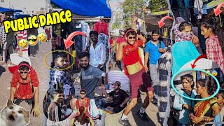 Crazy dance In Public 😱 funny reaction | Cute girl reaction 🥰 | Epic reaction the Manoj
