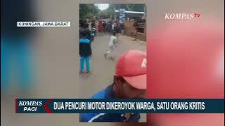 Pencuri Motor di Kuningan Dikeroyok Warga Hingga Kritis