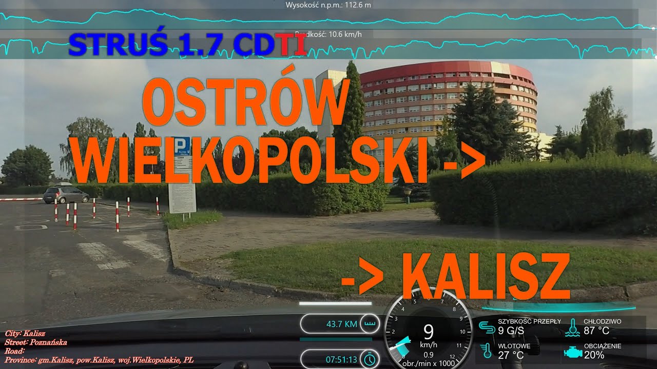 OSTRÓW WIELKOPOLSKI - KALISZ GPS-OBD [DK25][e5 Kępno-Kalisz]