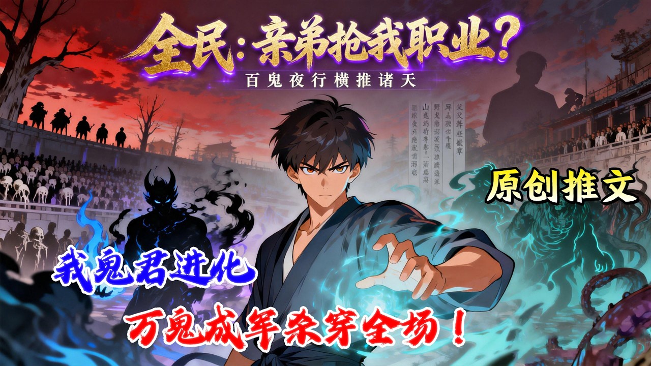 🔥【都市高武】《全民：亲弟抢我职业？百鬼夜行横推诸天》你抢我 SS 级职业是吧？我转职鬼君，直接接管冥界！#小说推文#网文风向标#爽文 #逆袭#男频小说#书荒推荐