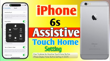How To iPhone 6s Enable Touch Screen Home Button (Assistive Touch) For iOS 13