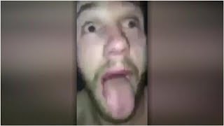 Video appears to show Shane Mumford snorting white powder