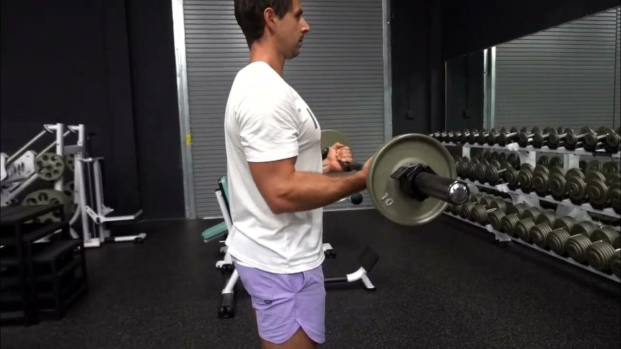 Curl Standing EZ Bar Medium Grip SemiSupinated YouTube