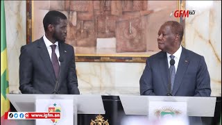 Côte d'Ivoire : Ce que le Président Bassirou Diomaye à dit à Ouattara