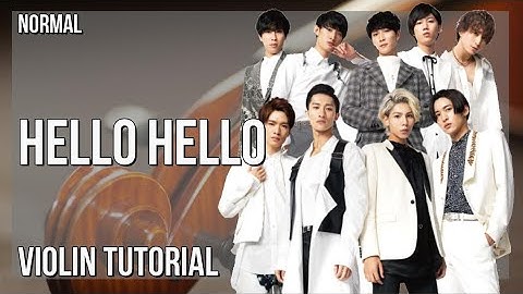 How to play Hello Hello by Snow Man on Violin (Tutorial)
