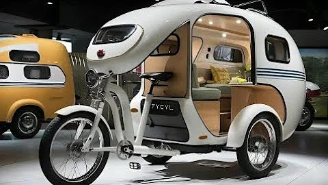 Futuristic Camper RV Trike 2026 | Compact Motorhome on 3 Wheels