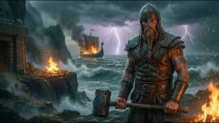 ⚒️ Ancient Norse Forge Hymn: Baldur's Light Over the Endless Sea - Ljós Baldrs | Epic Viking Lament