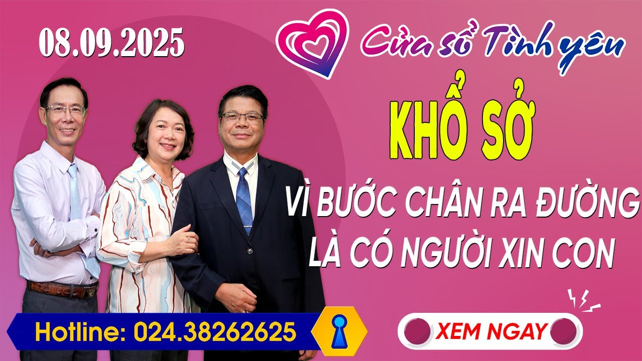 Nghe Cửa Sổ Tình Yêu Ngày 08/09/2025 | Tư Vấn Chuyên Thầm Kín | Đinh Đoàn, Hoàng Thúy Hải, Thành Văn