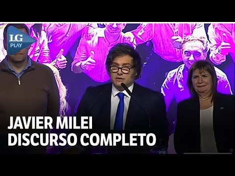 Discurso completo del presidente Javier Milei en el búnker de La Libertad Avanza #ELECCIONES