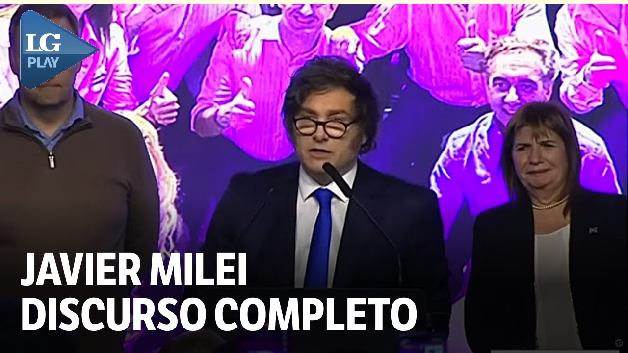Discurso completo del presidente Javier Milei en el búnker de La ...