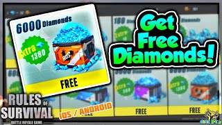 How to get Free Diamonds in Rules of Survival| Fastest Way to earn free Diamonds 2018| (ios/android) screenshot 5