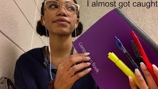 ASMR In My Math Class ... I tried & almost got caught