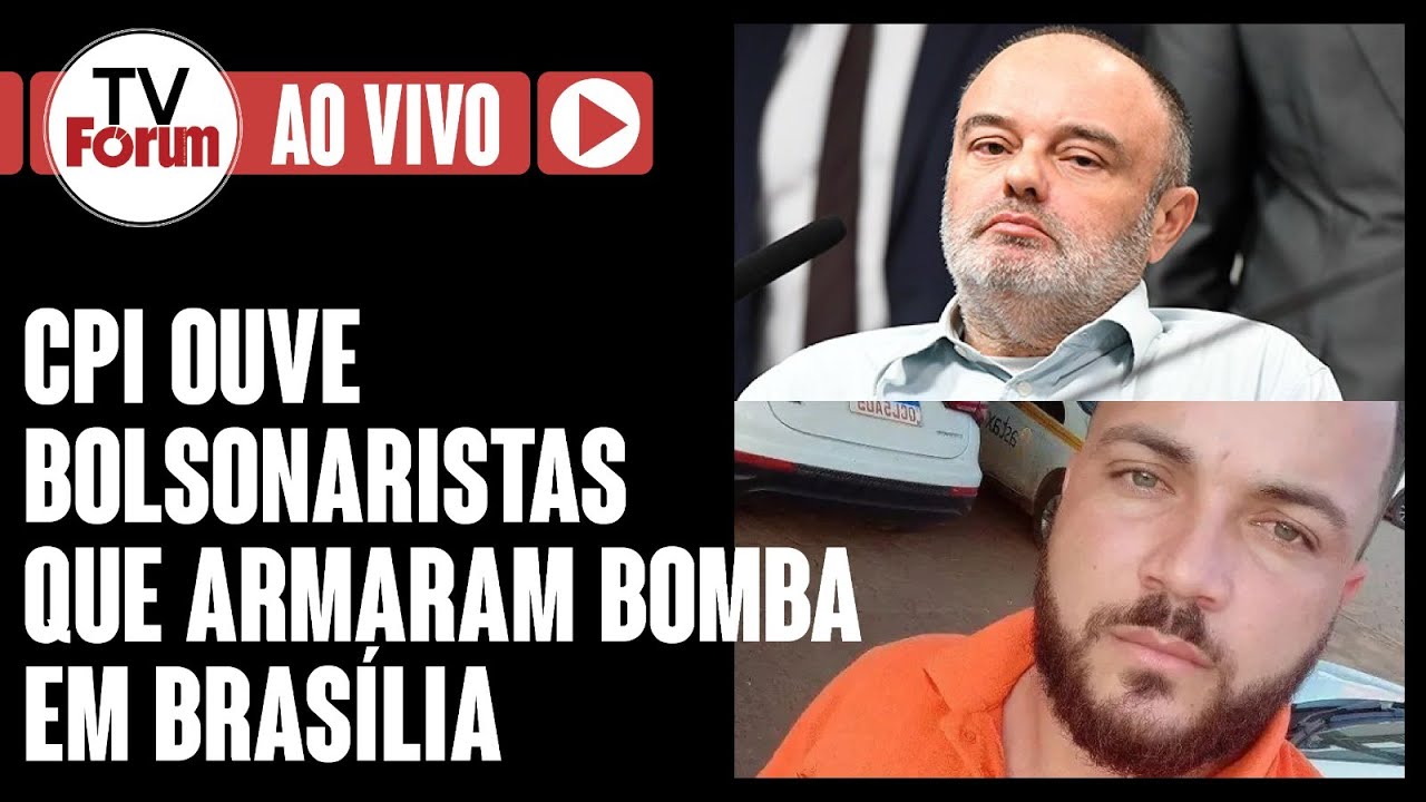 🔴 Blogueiro bolsonarista ao vivo na CPI do 8/1 no DF: Condenado por ataque  a bomba presta depoimento 