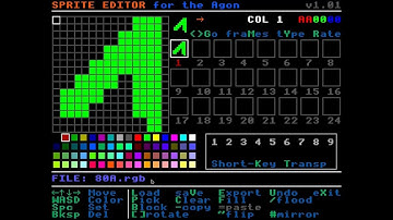 Agon Light 2 demo 04 sprites1