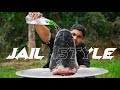 Jail style fish curry  arapaima fish head curry  prison style cooking 