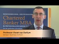 Chartered banker mba module overview