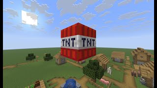 🔴Minecraft - TNT village live  #minecraft #shorts